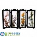 4 Panels Mini Folding Screen